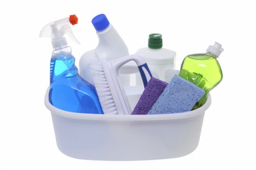 Office cleaning team maintaining a Clapham workplace reception area