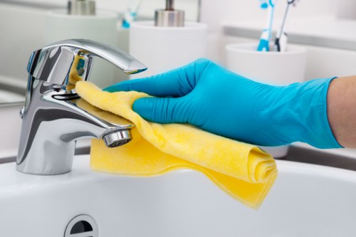 Deep cleaning carpets in a Clapham retail or workspace setting