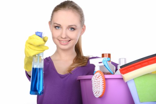 Reusable textiles and donated items prepared for charity partnership